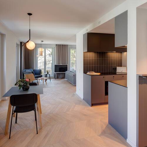 квартира с 1 комнатная | Мюнхен-Herzogpark | 12526