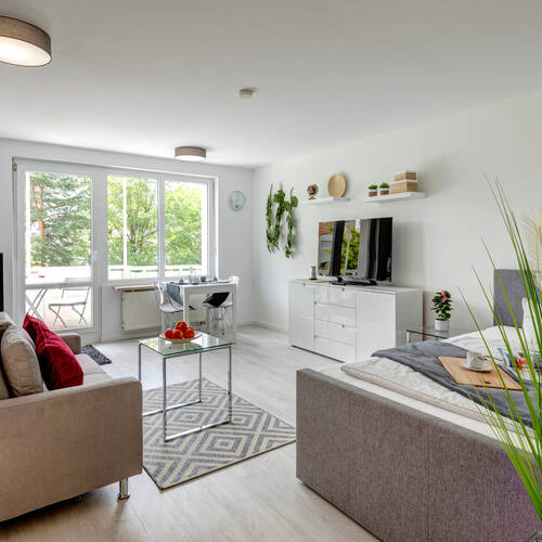 квартира с 1 комнатная | Мюнхен-Pasing | 12600