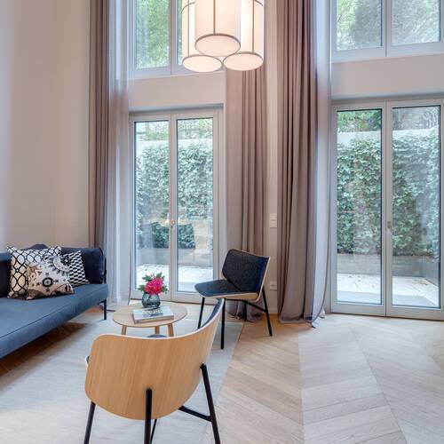 двухэтажная квартира-галерея с 1.5 комнатами | Мюнхен-Herzogpark | 12615