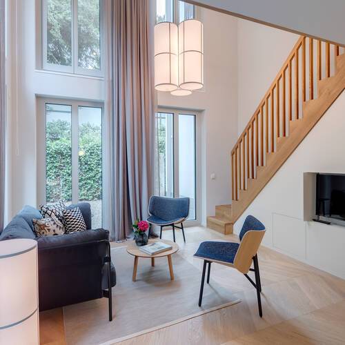 двухэтажная квартира-галерея с 1.5 комнатами | Мюнхен-Herzogpark | 12616