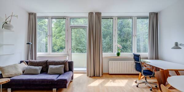 квартира с 1 комнатная | Мюнхен-Bogenhausen | 9045