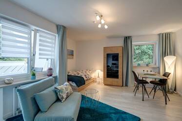 Красиво меблированная квартира в Bogenhausen