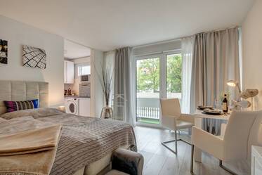 Прекрасно меблированная квартира в аренду в Schwabing-West