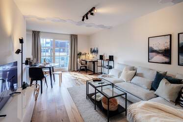 Модная и уникальная: новая меблированная квартира