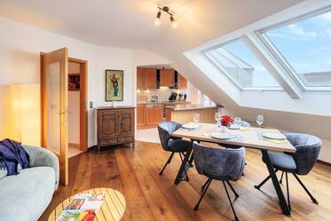 Чердачная квартира с отличным освещением