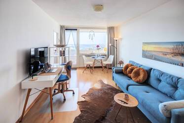 Светлая 1-комнатная квартира с панорамным видом