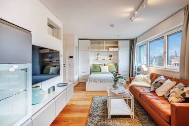 Красиво меблированная квартира в Giesing