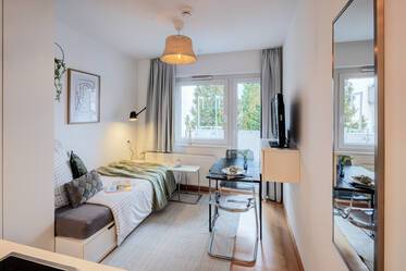 Glockenbachviertel: очаровательная квартира с внутренним двором 