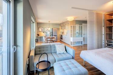 Современная квартира с балконом в Erding в аренду