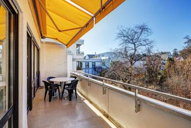 Светлая квартира с просторным балконом в аренду