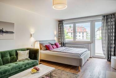 Красиво меблированная квартира в Isarvorstadt