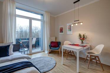 Полностью меблированная квартира в Schwabing