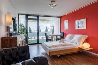 Эксклюзивно меблированная квартира в Schwabing