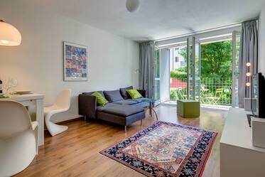 Тихая и солнечная квартира в Schwabing