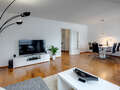 мансардная квартира München Trudering 04 гостиная 10283