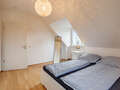 мансардная квартира München Lerchenau 03 спальная комната 12556