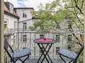 квартира München Schwabing (links der Leopoldstraße) 01 балкон 1262