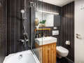двухэтажная квартира-галерея München Obersendling 02 ванная комната 14471