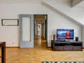 мансардная квартира München Maxvorstadt - Museumsviertel 03 гостиная 2