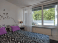 мансардная квартира München Neuhausen 01 спальная комната 2774