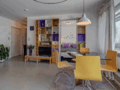 мансардная квартира München Neuhausen 02 гостиная 2774