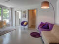мансардная квартира München Neuhausen 04 гостиная 2774