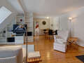 мансардная квартира München Zentrum 03 гостиная 3130