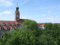мансардная квартира München Lehel 02 вид из окна 3850