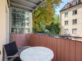 квартира München Schwabing-West (rund um den Hohenzollernplatz) 02 балкон 4679