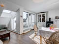 мансардная квартира München Schwabing-West 02 гостиная 5041