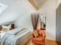 мансардная квартира München Giesing 02 спальная комната 6583