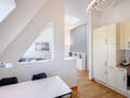 мансардная квартира München Neuhausen 03 кухня 7084
