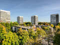 мансардная квартира München Arabellapark 04 вид из окна 7279