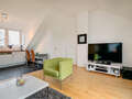 мансардная квартира München Untermenzing 03 гостиная 7372