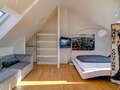 мансардная квартира München Obermenzing 03 гостиная 9287