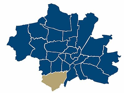 Район Оберзендлинг на карте