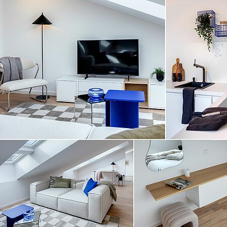 ID 13695: Светлая мансарда-студия с открытой планировкой