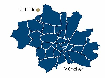 Город Карлсфельд на карте