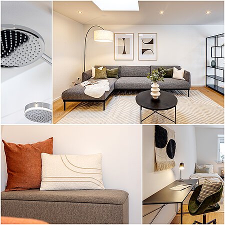 ID 13269: Первое заселение: современная квартира на верхнем этаже в Untergiesing