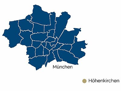 Город Хёенкирхен на карте