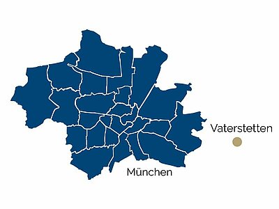 Город Фатерштеттен на карте