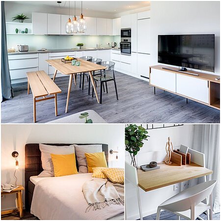 ID 11135: Высококачественная меблированная 4-комнатная квартира