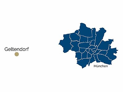 Город Гельтендорф на карте Город Гельтендорф на карте