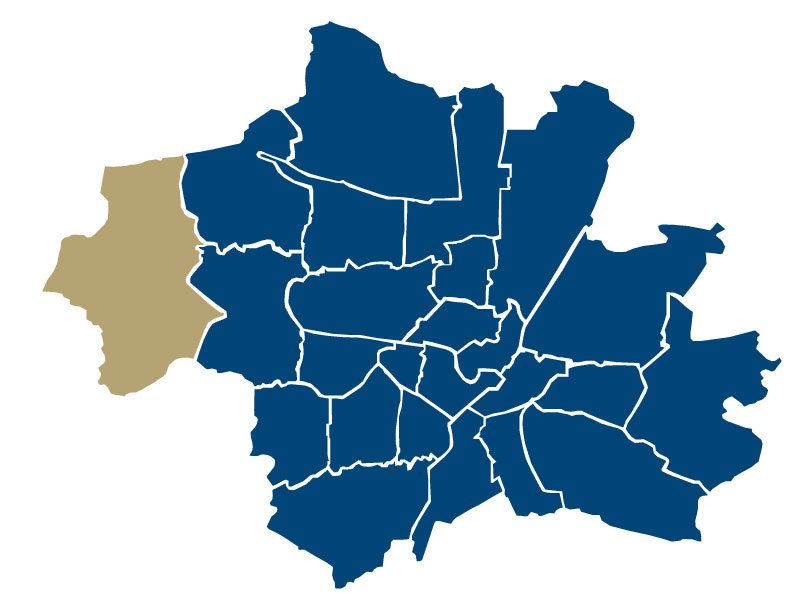 Район Нойаубинг на карте