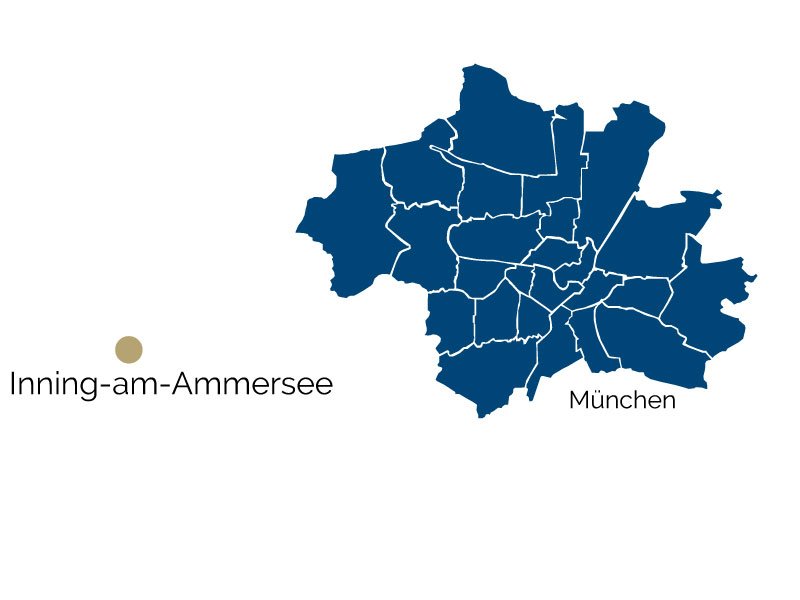Город Иннинг-ам-Аммерзее на карте