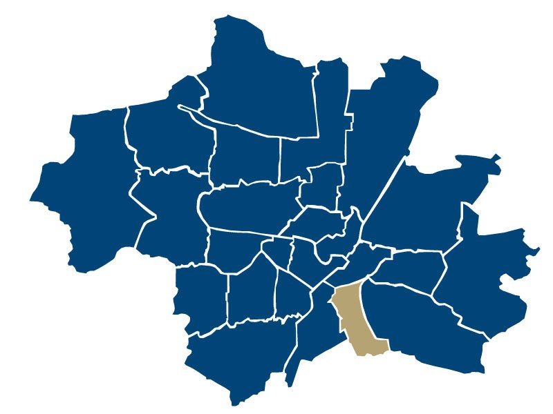 Район Обергизинг на карте