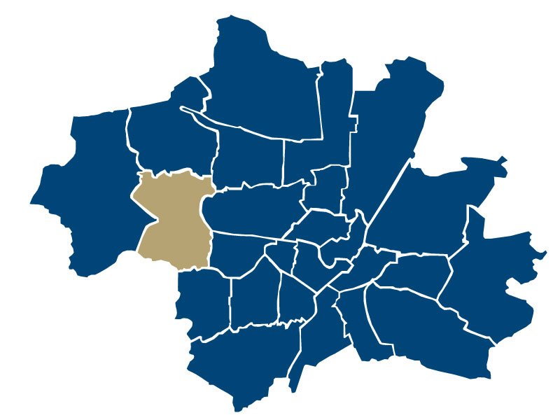 Район Оберменцинг на карте