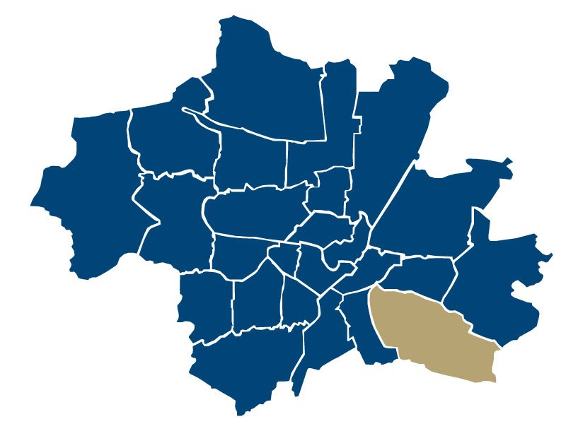 Район Альтперлах на карте
