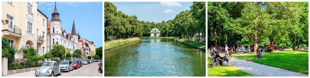 Фото района Нимфенбург-Герн Фото района Нимфенбург-Герн